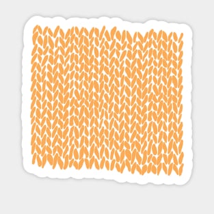 Hand Knit Marigold Sticker